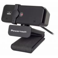 POWERTECH web camera PT-1291, 5MP, 2K Quad HD, αυτόματη εστίαση, 1.5m, μαύρη | WEB CAMERAS στο smart-tech.gr