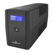 POWERTECH UPS Line Interactive PT-1295 με οθόνη, 850VA, 510W, 2x Schuko | ΣΥΣΤΗΜΑΤΑ UPS - ΣΤΑΘΕΡΟΠΟΙΗΤΕΣ ΤΑΣΗΣ στο smart-tech.gr