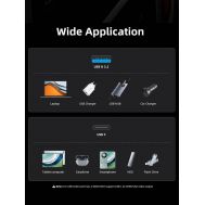 CABLETIME αντάπτορας USB-C σε USB CT-AMCF10-AG, 10Gbps, 15W, γκρι | Καλώδια USB-C (Type-C) στο smart-tech.gr