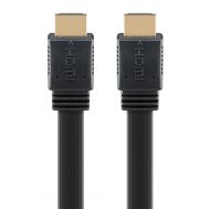 GOOBAY καλώδιο HDMI 2.0 με Ethernet 61278, flat, 18Gbit/s, 4K, 1.5m, μαύρο | Λοιπά Καλώδια, Adaptors & Μετατροπείς στο smart-tech.gr