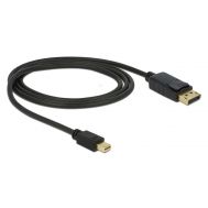 DELOCK καλώδιο mini DisplayPort σε DisplayPort 82698, 4K/60Hz, 21.6 Gbps, 1m, μαύρο | Λοιπά Καλώδια, Adaptors & Μετατροπείς στο smart-tech.gr