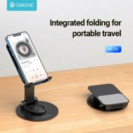 CELEBRAT βάση smartphone/tablet HC-16, foldable, μαύρη | ΒΑΣΕΙΣ ΣΤΗΡΙΞΗΣ στο smart-tech.gr