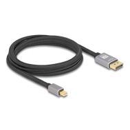 DELOCK καλώδιο mini DisplayPort σε DisplayPort 81092, 8K/60Hz, 32.4 Gbps, 2m, μαύρο | Λοιπά Καλώδια, Adaptors & Μετατροπείς στο smart-tech.gr
