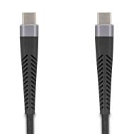 DELOCK καλώδιο USB-C 81124, 60W, 480Mbps, 1m, μαύρο | Καλώδια USB-C (Type-C) στο smart-tech.gr