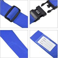 Ιμάντας βαλίτσας DA81 με λουκέτο συνδυασμού, ρυθμιζόμενος, 4m, μπλε | Τσάντες & Σακίδια καθημερινής χρήσης στο smart-tech.gr