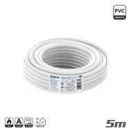 ΚΑΛΩΔΙΟ Coaxial ICX-5 CCS AL Eca PVC Λευκό 5m | ΚΕΡΑΙΑΣ στο smart-tech.gr