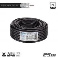 ΚΑΛΩΔΙΟ Coaxial OCX-25 CU AL Fca PE Μαύρο 25m | ΚΕΡΑΙΑΣ στο smart-tech.gr