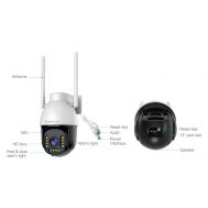 VSTARCAM smart κάμερα CS611Q-X5, 4MP, WiFi, PTZ, 5x zoom, SD, IP66 | Διαδικτυακές IP Κάμερες στο smart-tech.gr