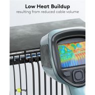 GOOBAY καλώδιο δικτύου 74230, CAT 6A U/UTP, slim, copper, 500MHz, 0.15m, μαύρο | Καλώδια δικτύου στο smart-tech.gr