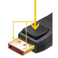 GOOBAY καλώδιο DisplayPort 74760, 16K/60Hz, 80 Gbps, 1m, μαύρο | Λοιπά Καλώδια, Adaptors & Μετατροπείς στο smart-tech.gr