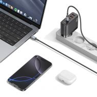 USAMS καλώδιο USB-C SJ751, 240W, 480Mbps, 1.2m, μπεζ | Καλώδια USB-C (Type-C) στο smart-tech.gr