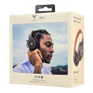 DOQAUS headphones DESIGN 1, ασύρματα & ενσύρματα, Φ40mm, 600mAh, μαύρα/καφέ | Ακουστικά Bluetooth στο smart-tech.gr