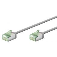 GOOBAY καλώδιο δικτύου 74343, CAT 8.1 U/FTP, slim, copper, 2000MHz, 0.15m, γκρι | Καλώδια δικτύου στο smart-tech.gr