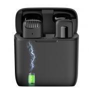 APEXEL ασύρματο μικρόφωνο APL-MIC007 με θήκη φόρτισης, USB-C, 2.4GHz, μαύρο | ΛΟΙΠΑ ΑΞΕΣΟΥΑΡ στο smart-tech.gr