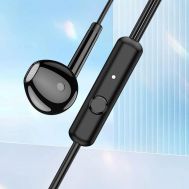 KAKUSIGA earphones με μικρόφωνο KSC-1301, 3.5mm σύνδεση, 14mm, 1.1m, μαύρα | Ακουστικά Bluetooth στο smart-tech.gr