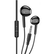 KAKUSIGA earphones με μικρόφωνο KSC-1301, 3.5mm σύνδεση, 14mm, 1.1m, μαύρα | Ακουστικά Bluetooth στο smart-tech.gr