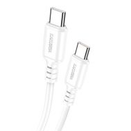 KAKUSIGA καλώδιο USB-C σε USB-C KSC-982, 60W, 480Mbps, 1m, λευκό | Καλώδια USB-C (Type-C) στο smart-tech.gr