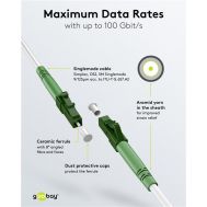 GOOBAY καλώδιο οπτικής ίνας LC-APC 59583, Singlemode OS2, 0.5m, λευκό | Καλώδια δικτύου στο smart-tech.gr