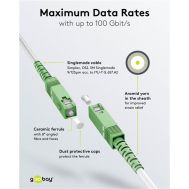 GOOBAY καλώδιο οπτικής ίνας SC-APC 59599, Singlemode OS2, 15m, λευκό | Καλώδια δικτύου στο smart-tech.gr