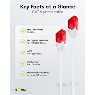 GOOBAY καλώδιο δικτύου 71549, CAT 6 U/UTP, slim, copper, 250MHz, 0.15m, λευκό | Καλώδια δικτύου στο smart-tech.gr