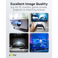 GOOBAY καλώδιο HDMI 2.1 76277 με Ethernet, 8K/60Hz, 48 Gbps, 40m, μαύρο | Λοιπά Καλώδια, Adaptors & Μετατροπείς στο smart-tech.gr
