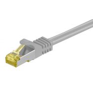 GOOBAY καλώδιο δικτύου 91567, CAT 7 S/FTP, copper, 500MHz, 0.50m, γκρι | Καλώδια δικτύου στο smart-tech.gr