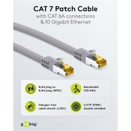 GOOBAY καλώδιο δικτύου 91612, CAT 7 S/FTP, copper, 500MHz, 3m, γκρι | Καλώδια δικτύου στο smart-tech.gr