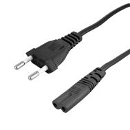 POWERTECH καλώδιο τροφοδοσίας CAB-P040, copper, 2x 0.75mm, 1.5m, μαύρο | ΕΠΙΤΟΙΧΙΟΙ ΦΟΡΤΙΣΤΕΣ USB & ΚΑΛΩΔΙΑ ΦΟΡΤΙΣΗΣ στο smart-tech.gr