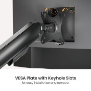 POWERTECH βάση γραφείου οθόνης PT-1424, 17-32", έως 9kg | ΒΑΣΕΙΣ ΣΤΗΡΙΞΗΣ ΣΥΣΚΕΥΩΝ στο smart-tech.gr