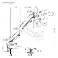 POWERTECH βάση γραφείου οθόνης PT-1424, 17-32", έως 9kg | ΒΑΣΕΙΣ ΣΤΗΡΙΞΗΣ ΣΥΣΚΕΥΩΝ στο smart-tech.gr