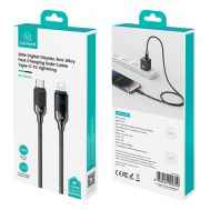 USAMS καλώδιο Lightning σε USB-C SJ741, 30W, 480Mbps, 1.2m, μαύρο | Καλώδια USB-C (Type-C) στο smart-tech.gr