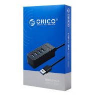 ORICO USB hub W5P-U3, 4x θυρών, USB 3.0, 5Gbps, USB σύνδεση, 1m καλώδιο, μαύρο | CARD READERS στο smart-tech.gr
