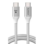 ORICO καλώδιο USB-C CDX-100CC, 100W, 480Mbps, 1m, λευκό | Καλώδια USB-C (Type-C) στο smart-tech.gr
