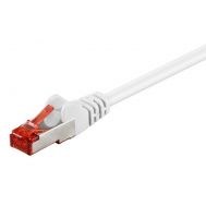 GOOBAY καλώδιο δικτύου 93505, CAT 6 S/FTP, copper, 250MHz, 2m, λευκό | Καλώδια δικτύου στο smart-tech.gr