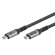 GOOBAY καλώδιο USB-C 74210, USB4, 240W, 40Gbps, 8K/60Hz, 0.50m, γκρι | Καλώδια USB-C (Type-C) στο smart-tech.gr