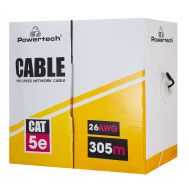 POWERTECH καλώδιο U/UTP Cat 5e CAB-N288, CCA 26AWG, PVC, 305m, γκρι | Καλώδια δικτύου στο smart-tech.gr