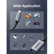 CABLETIME αντάπτορας USB-C σε USB CT-CMAF10-AGL, 10Gbps, γκρι | Καλώδια USB-C (Type-C) στο smart-tech.gr