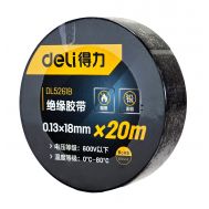 DELI μονωτική ταινία υψηλής αντοχής DL5261B, 18mm x 20m, μαύρη | ΗΛΕΚΤΡΟΛΟΓΙΚΟΣ ΕΞΟΠΛΙΣΜΟΣ στο smart-tech.gr