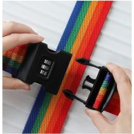 HOME USE ιμάντας βαλίτσας HUH-0241 με λουκέτο συνδυασμού, ρυθμιζόμενος, 2m, πολύχρωμος | Τσάντες & Σακίδια καθημερινής χρήσης στο smart-tech.gr