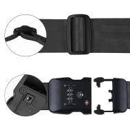 HOME USE ιμάντας βαλίτσας HUH-0245 με λουκέτο συνδυασμού TSA, ρυθμιζόμενος, 2m, μαύρος | Τσάντες & Σακίδια καθημερινής χρήσης στο smart-tech.gr