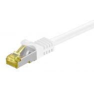 GOOBAY καλώδιο δικτύου 91090, CAT 7 S/FTP, copper, 500MHz, 0.50m, λευκό | Καλώδια δικτύου στο smart-tech.gr