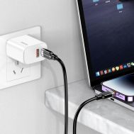 KAKUSIGA καλώδιο Lightning σε USB-C KSC-995, σιλικόνης, 30W, 480Mbps, 1m, λευκό | Καλώδια USB-C (Type-C) στο smart-tech.gr