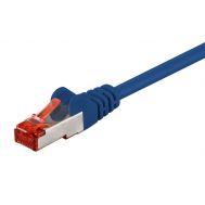GOOBAY καλώδιο δικτύου 68268, CAT 6 S/FTP, copper, 250MHz, 2m, μπλε | Καλώδια δικτύου στο smart-tech.gr