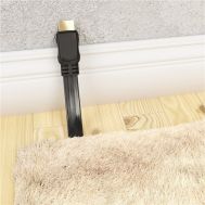 GOOBAY καλώδιο HDMI 77133 με Ethernet, flat, 8K/60Hz, 48 Gbps, 1m, μαύρο | Λοιπά Καλώδια, Adaptors & Μετατροπείς στο smart-tech.gr