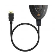 POWERTECH HDMI Switch 3x1 pigtail, 4K x 2K & 3D, 0.50m, Black | KVM - Splitter - Switch στο smart-tech.gr