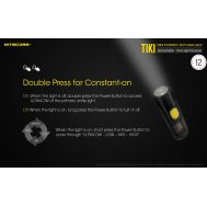 ΦΑΚΟΣ LED NITECORE TIKI, USB-C, 300 lumens | ΜΙΚΡΟΙ ΦΑΚΟΙ - ΜΠΡΕΛΟΚ στο smart-tech.gr