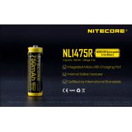 ΜΠΑΤΑΡΙΑ NITECORE NL1475R | ΜΠΑΤΑΡΙΕΣ ΦΑΚΩΝ στο smart-tech.gr