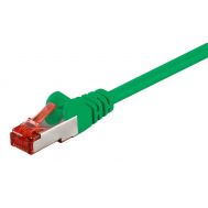 GOOBAY καλώδιο δικτύου 68288, CAT 6 S/FTP, copper, 250MHz, 0.50m, πράσινο | Καλώδια δικτύου στο smart-tech.gr