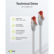 GOOBAY καλώδιο δικτύου 50889, CAT 6 S/FTP, copper, 250MHz, 5m, γκρι | Καλώδια δικτύου στο smart-tech.gr