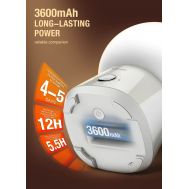 LDNIO LED φωτιστικό νυκτός Y4, RGB, ρυθμιζόμενο, επαναφορτιζόμενο, λευκό | Λάμπες - Λαμπτήρες - Φωτιστικά στο smart-tech.gr